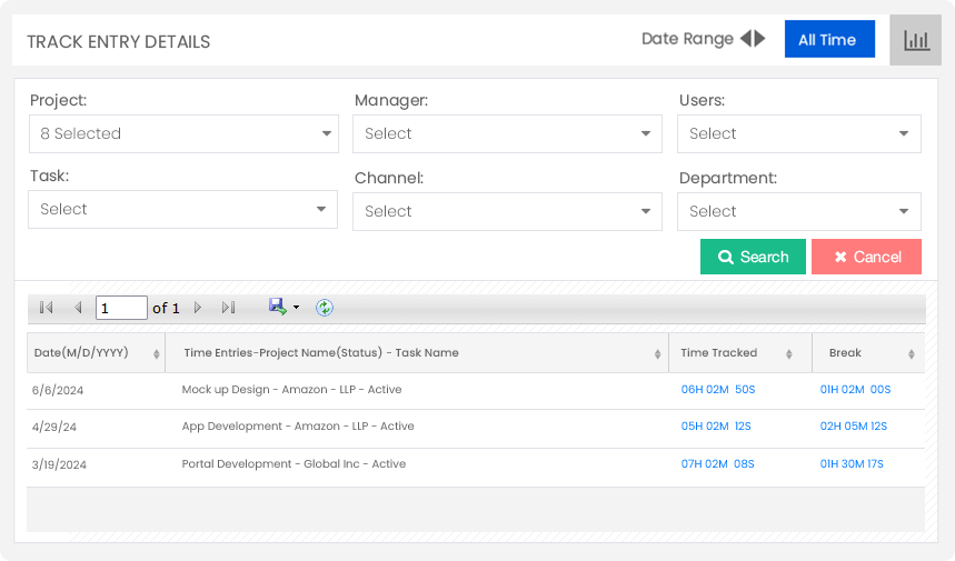 application tracking